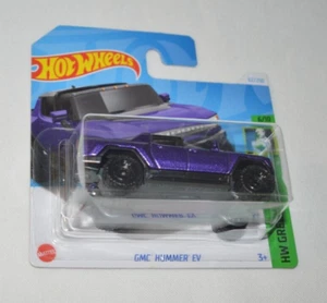 HOT WHEELS 2024 HW GREEN SPEED 6/10 - GMC HUMMER EX METALLIC PURPLE - Picture 1 of 4