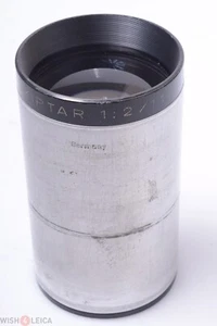 ✅ ISCO 110MM F/2 KIPTAR PROJECTOR, PROJECTING PETZVAL LENS MIRROLESS - Picture 1 of 7