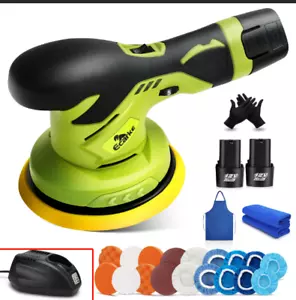 2 Batteries Cordless Car Polisher 12V Buffer Sander Machine Polishing Kit UK - Picture 1 of 7
