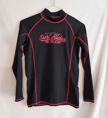 Camisa de natación surf Tesla cuello falso manga larga para mujer talla grande Foto 1 de 4