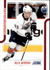2011-12 Score Oilers Hockey Card #186 Ales Hemsky