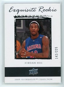 2009-10 JORDAN HILL 142/225 UPPER DECK EXQUISITE COLLECTION ROOKIE RC