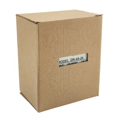 Fonte de alimentação industrial trilho DIN 1PC DR-45-24V 45Wat saída 24V 2A - Imagem 1 de 4