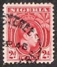 1944 Nigeria Sc #66 - Two Pence - King George VI - VF Used