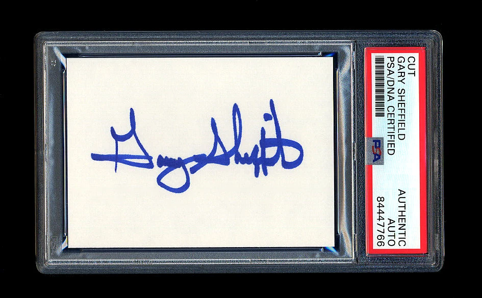 GARY SHEFFIELD SIGNED MINT CUT PSA/DNA ROOKIE YEAR AUTOGRAPHED 500 HOME RUNS - Image 1 of 1