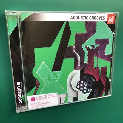 ACOUSTIC GROOVES Country Folk Hip Hop Library CD Calypso Samba Latin Rock Reggae - Image 1 of 4