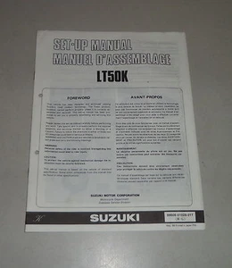 Instrucciones de Montaje / Kit Up Manual Suzuki Lt 50 Stand 05/1988 - Imagen 1 de 1