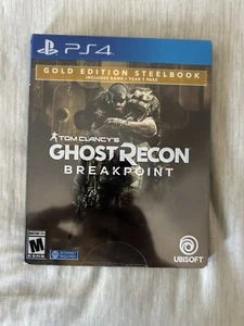 Tom Clancys Ghost Recon Breakpoint Gold Steelbook Edition Sony PlayStation 4 New - Picture 1 of 1
