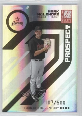 2005 Donruss Elite Prospect Turn of the Century /500 Mark McLemore #179 - Image 1 of 2