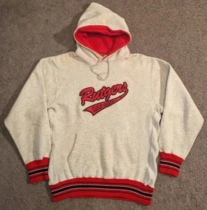 Vintage Legends Athletic Rutgers Universit Scarlet Knights Hoodie Sweatshirt - Picture 1 of 10