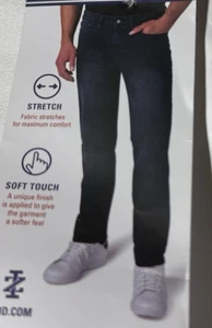 NUEVO HOMBRE IZOD AZUL CONFORT ELÁSTICO PIERNA RECTA JEANS 32x30 - Imagen 1 de 7