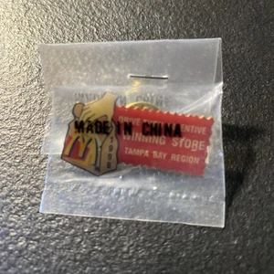 McDonald’s Drive Thru Tampa Bay Incentive Pin 1998 New Free Ship 02 - Picture 1 of 2