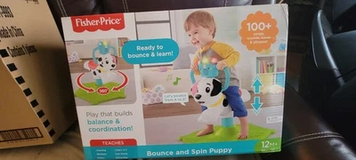 Fisher Price Bounce And Spin Puppy #GCW11-993 - Image 1 of 4