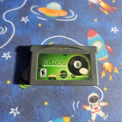 GAMEBOY ADVANCE - ARCHER MACLEANS 3D POOL - Cartridge Only - Tested - Image 1 of 2