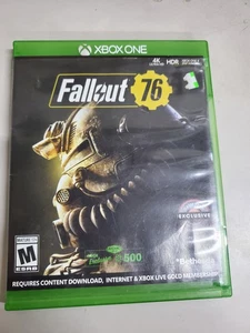 Fallout 76 - Microsoft Xbox One Standard ed. w/ sticker & Manual Tested - Picture 1 of 2