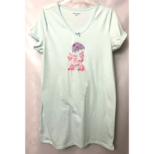 Camisa de dormir rosa verde menta talla L - Imagen 1 de 6