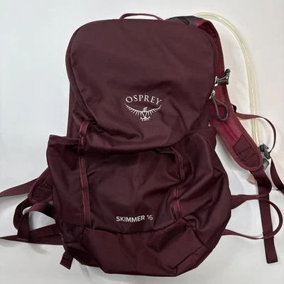 Osprey Skimmer 16 Hydration Pack Burgundy/Red/Plum Backpack 2.5L Reservoir - Image 1 of 4