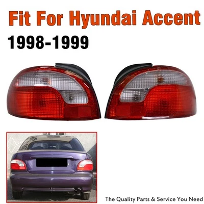 Conjunto de luces traseras lado izquierdo y derecho para Hyundai Accent 1998-1999 Foto 1 de 4