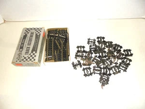 ATLAS TRACK ASSORTMENT WITH A NICE LOT OF SPRUNG HO SCALE TRUCKS VINTAGE - Picture 1 of 3