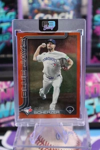 2025 TOPPS SERIE 2 MAX SCHERZER #686 LAMINA ARANCIONE /25 - Foto 1 di 2
