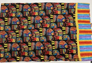 Laurel Burch Colorful Multicolor Felines Pillowcase Cats Maximalist - Picture 1 of 3