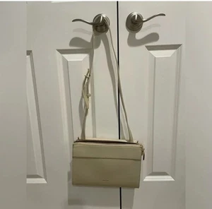 Matt And Nat Vegan Leather Orna Crossbody Purse In Cream - Picture 1 of 9