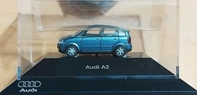 RIETZE AUDI A2 celeste metal - scala H0 - Immagine 1 di 4