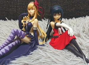 Madogatari Figure Set Akuma Homura Kiss Shot Monogatari Madoka Collab Japan - Picture 1 of 2
