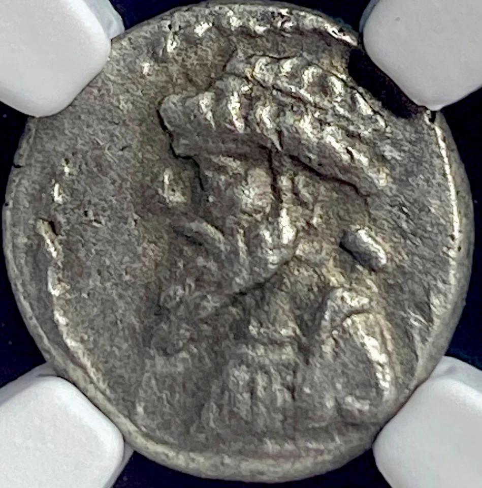 NGC Kingdom Of Elymais Silver Hemidrachm 54BC-32BC Kamnaskires genuino certificado Foto 1 de 4