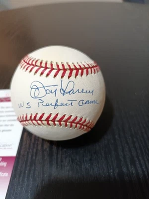 Don Larsen Autograph Signed (WS PERFECT GAME) Baseball  JSA Authentic - Image 1 of 4