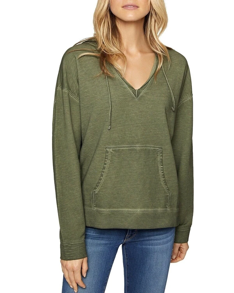 NUEVO CON ETIQUETAS Sanctuary Clothing Oliva Sudadera con Capucha, S, M, L, XL Foto 1 de 1
