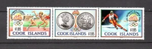 Conjunto de sellos olímpicos/atléticos Islas Cook 1990 (Michel 1307/09) MNH - Imagen 1 de 1