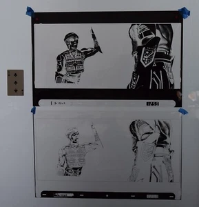 Tron (1982) matched pair of Original Animation Negatives. Super Rare Disney FX - Picture 1 of 2