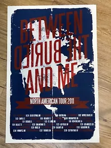 BETWEEN THE BURIED AND ME Tour 2011 North American Tour Art Print 19x12.5 - Picture 1 of 4