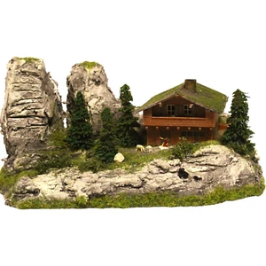 Diorama N 1:160 Berg Fels/Granit Struktur Landschaft Gebirge patiniert#begrünt - Bild 1 von 8