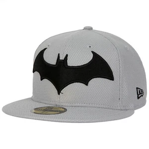 Batman New 52 Logo New Era 59Fifty Fitted Hat Grey - Picture 1 of 50