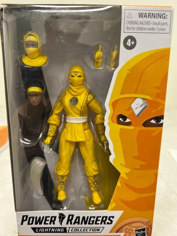 Power Rangers Lightning Collection Mighty Morphin Ninja Yellow Ranger Action Cover
