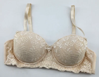 Sujetador Sweet Nothing by Maidenform para mujer copa moldeada balconette crema 8139 talla 34B Foto 1 de 4