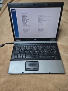 HP compaq 6730b laptop Intel core2 duo CPU P8400 @ 2.26GHz 2GB RAM For Parts - Picture 1 of 20