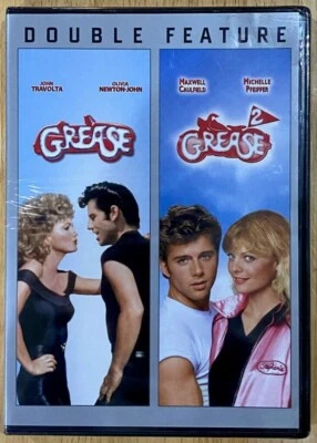 GREASE & GREASE 2-DVD-2013-NEW-ENGLISH AND FRENCH-FREE SHIP IN CANADA- - Image 1 of 4