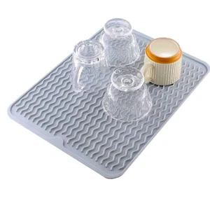 Dish Drainer Mat for Kitchen Counter,Heat Resistant Non-Slip Design Quick Dry... - Picture 1 of 7