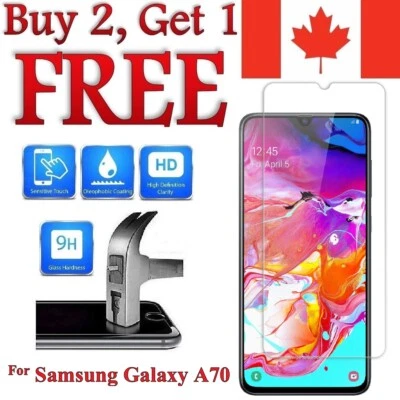 Premium Tempered Glass Screen Protector for Samsung Galaxy A70 - Image 1 of 4