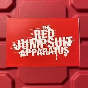 The Red Jumpsuit Apparatus Debut Album Release Promotional Sticker 4.25 x 2.75  - Picture 1 of 2