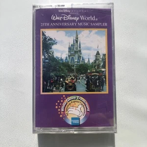 Vintage Walt Disney World 25th Anniversary Music Sampler Cassette New Unopened - Picture 1 of 4