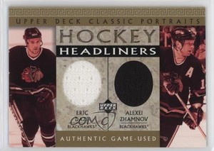 2002-03 Classic Portraits Hockey Headliners Eric Daze Alex Zhamnov Alexei #DZ