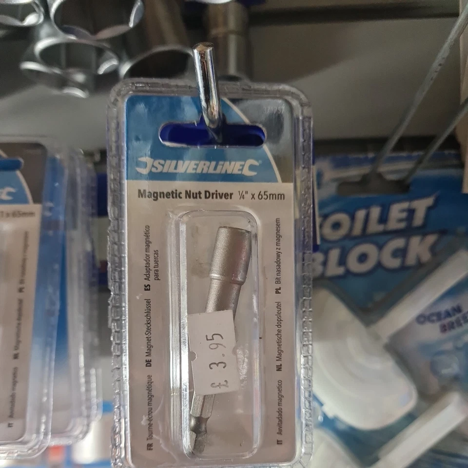 Silverline Magnetic Nut Driver, 1/4-inch x 65 mm - Image 1 of 1