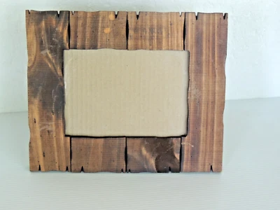 Marco de fotos rústico de madera Broyhill caballete soporte para 4x6 fotos marrón 10 x 8,5" Foto 1 de 4