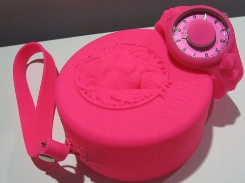 Orologio Versace Versus Watch VSP1R0619 rosa rosa nuovo cinturino silicone Tokai sportivo