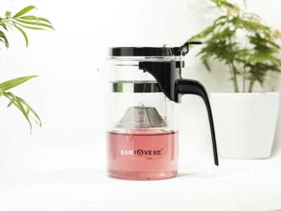 400ml 500ml 750ml Auto Open Glass Teapot K-200 Kamjove Kongfu Teaware Kettle - Image 1 of 4