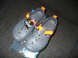 Skechers Boy Cali Gear Koolers Lightweight Summer Charcoal Beach Clog Sandal NWB - Picture 1 of 7